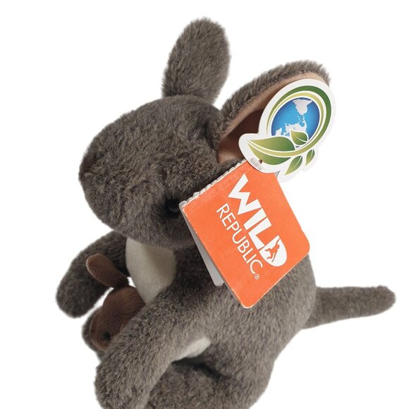 Kangaroo Wild Republic Collectable Plush Toy Clean Sanitized Wildlife Preserve - Picture 3 of 6